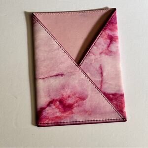 Eccolo  Pink Marble Passport Travel Vacation Sleeve Holder